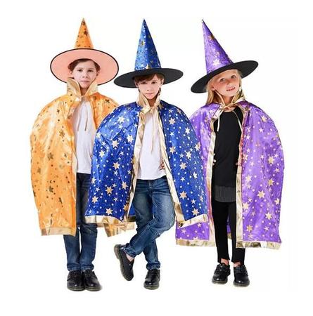 Bruxa Crianças,Halloween infantil - Capa infantil unissex, festa