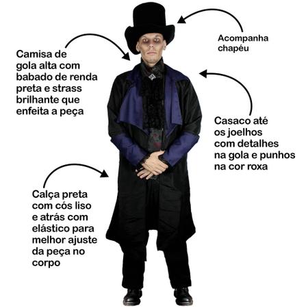 Fantasia vampiro masculino simples