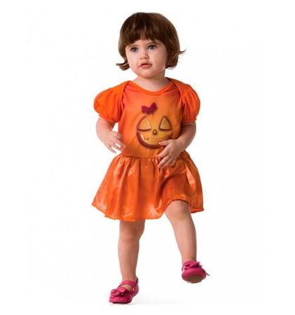 Fantasia Halloween Abóbora  Roupa Infantil para Bebê Usado