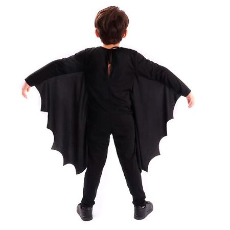 Fantasia Capa Morcego Vampiro Herói Halloween Infantil Criança Natal  Carnaval