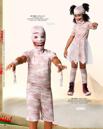 Fantasia Infantil de Zumbi Meninos Halloween Carnaval