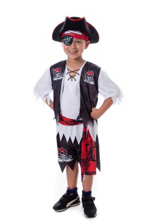 Fantasia Pirata com Camisa Infantil - Loja Fantasia Bras