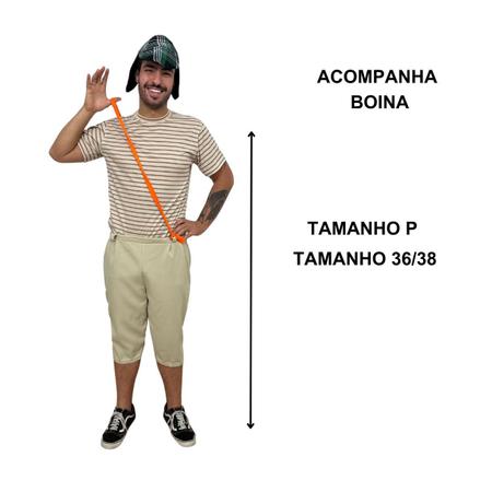 Imagem de Fantasia do Chaves Adulto Masculina Cosplay Completa