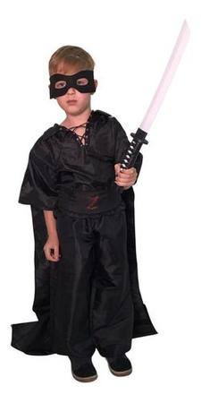 Fantasia Do Zorro Infantil Masculina Cosplay - Vendaval - Fantasias para  Crianças - Magazine Luiza