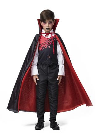 Fantasia Infantil Vampiro Halloween + Capa
