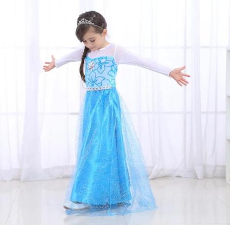 Fantasia elsa hot sale luxo