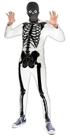 Fantasia Pirata Esqueleto Masculino G Sulamericana Preto/Branco - Compre  Agora