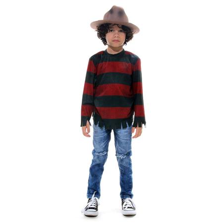 Imagem de Fantasia Freddy Krueger Infantil - Halloween