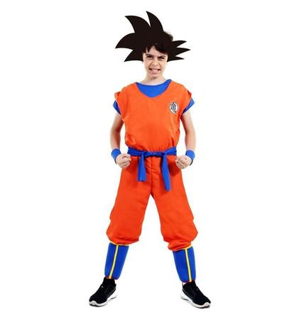 Peruca Goku Infantil Cabelo Saiyajin Cosplay - Lua de Cristal Fantasias -  Máscaras e Acessórios