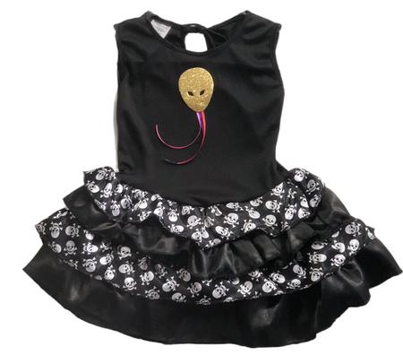 Uma peça halloween vaiana vestido da menina do bebê fantasia