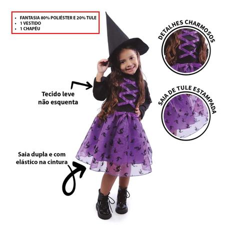 Fantasia Halloween Infantil Menina