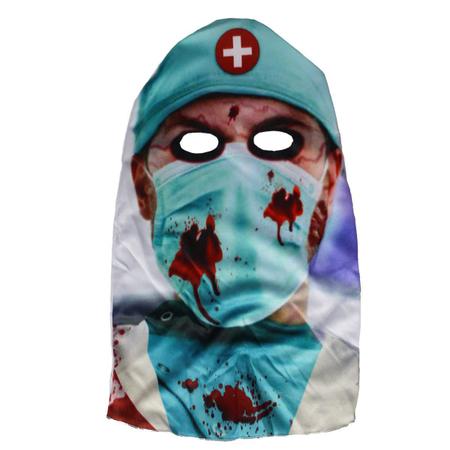 Fantasia de Halloween Infantil Masculino Medico Zumbi Com Máscara Faixa e  Touca em Promoção na Americanas