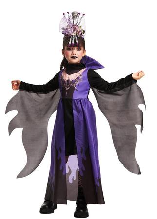 Fantasia de Halloween Malévola Luxo - Fantasia Infantil