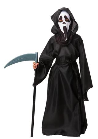 Fantasia de Morte Infantil Halloween Com Mascara e faixa Masculina -  Fantasias Carol FSP - Fantasias para Crianças - Magazine Luiza