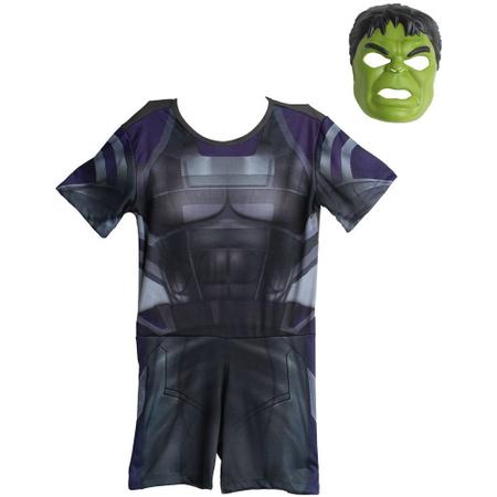Imagem de Fantasia Hulk Infantil Curta Ultimato com Máscara