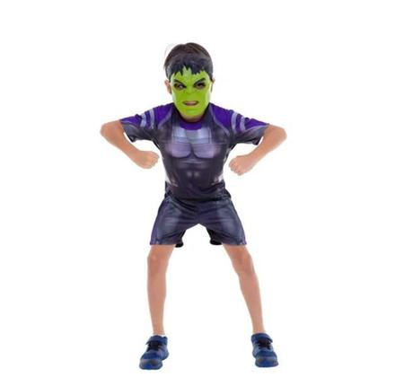 Imagem de Fantasia Hulk  Ultimato Curto Infantil - Vingadores
