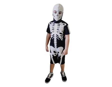 Imagem de Fantasia infantil Halloween meninos esqueleto