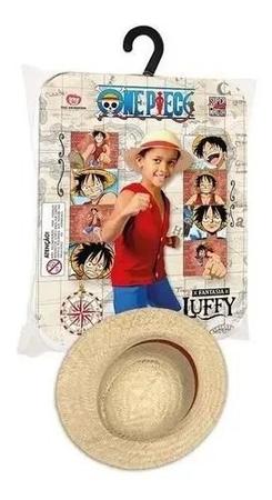 Fantasia Luffy One Piece Infantil Original + Chapéu - Shop Coopera