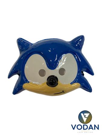 Fantasia Infantil Menino Sonic Com Máscara E Confete