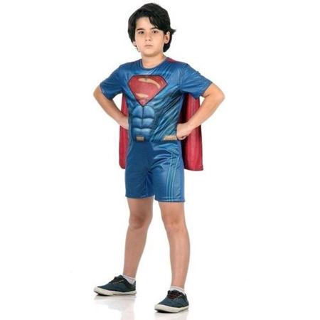 Imagem de Fantasia Infantil Meninos Superman Liga da Justiça Heróis DC