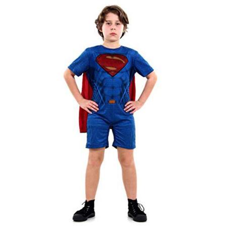 Imagem de Fantasia Infantil Meninos Superman Liga da Justiça Heróis DC