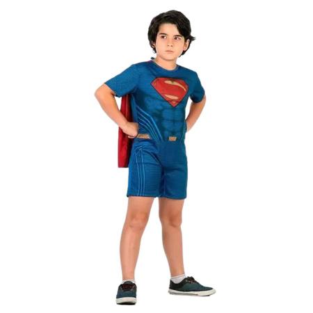 Imagem de Fantasia Infantil Meninos Superman Liga da Justiça Heróis DC