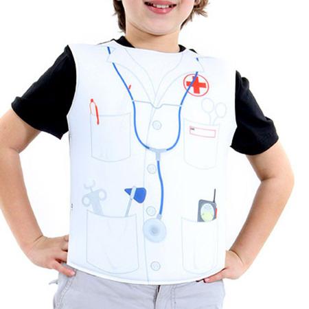 Imagem de Fantasia Infantil - Peitoral Médico - Tamanho Único (3 a 6 anos) - 72104 - Sulamericana