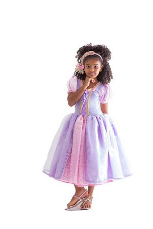 Fantasia Vestido Luxo Infantil Princesa Sofia / Rapunzel C/ Tiara - Kids -  Fantasias para Crianças - Magazine Luiza