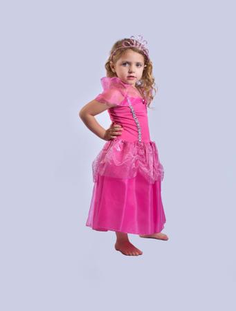 Fantasia de best sale princesa infantil rosa