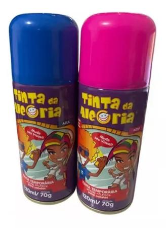 Fantasia Infantil Roupa Arlequina com Taco e 2 Spray azul e rosa