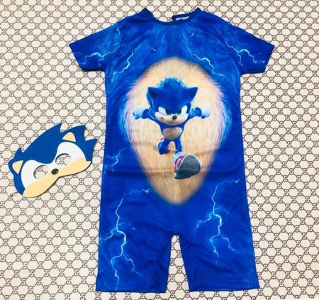 Roupa Do Sonic Infantil