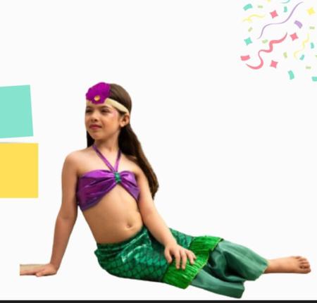 Fantasia Sereia Ariel Infantil