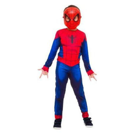 Imagem de Fantasia Infantil Super Herói Homem Aranha Longa Vingadores