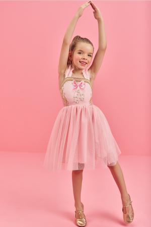 Imagem de Fantasia Infantil Vestido Bailarina Luxo Infanti