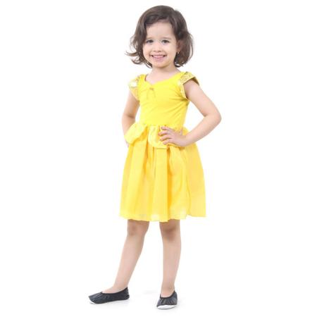 Fantasia Infantil Vestido Beb Amarelo Sulamericana Fantasias