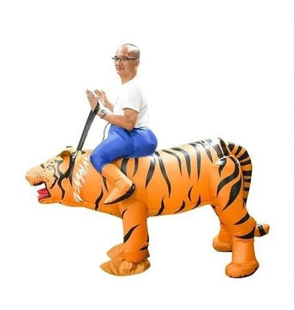 Imagem de Fantasia Inflável Tigre Animal Mascote Cosplay Eventos