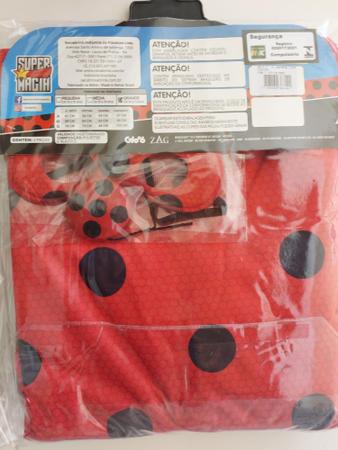 Imagem de Fantasia Ladybug Infantil Original Luxo com Máscara e Ioiô - Baby Brink