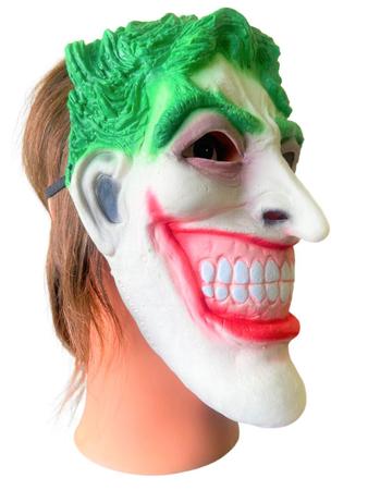 Imagem de Fantasia Máscara Joker Coringa Palhaço de látex Festa terror