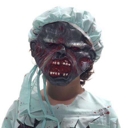 Fantasia de Halloween Infantil Masculino Medico Zumbi Com Máscara Faixa e  Touca em Promoção na Americanas