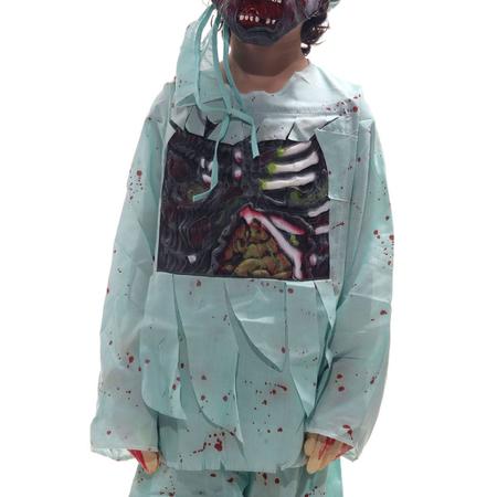 Fantasia de Halloween Infantil Masculino Medico Zumbi Com Máscara Faixa e  Touca em Promoção na Americanas