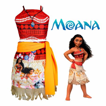 Fantasia Moana Bebê (3/4 anos)