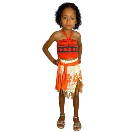 Fantasia Infantil Princesa Moana - Cosplay