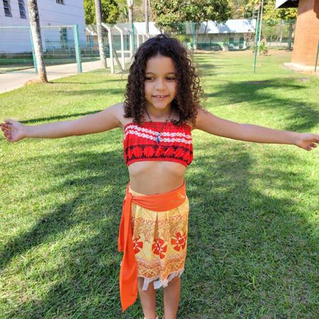 Fantasia Infantil Moana Bebê 1 ou 2 Anos