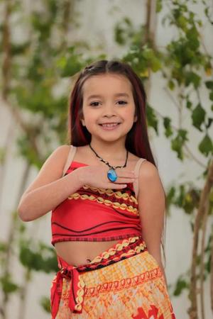 Fantasia Roupa Moana Infantil Com Colar