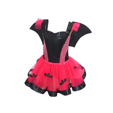 Imagem de Fantasia Morcega Glamour Halloween Infantil