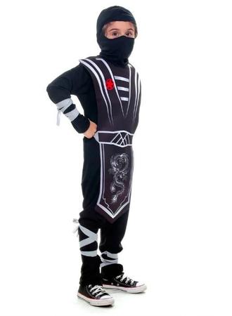 Fantasia Ninja Cosplay Infantil Masculino