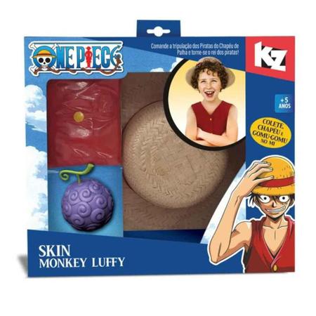 Fantasia Luffy One Piece Infantil Original + Chapéu - Shop Coopera