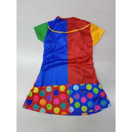Imagem de Fantasia Palhaço Palhacinha Circo Vestido Infantil Fant175 BM
