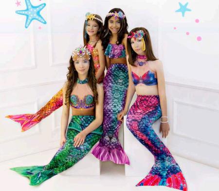 mermaid  Roupa de sereia infantil, Festa da sereia, Roupa da sereia