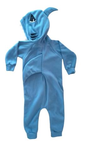 Imagem de Fantasia pijama kigurum soft tubarao buddy azul - adulto